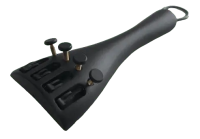 Струнодержатель для скрипки ANTONIO LAVAZZA ATP1 размер 3/4, алюминиевый, цвет - чёрный, в комплект входит жилка и 4 машинки