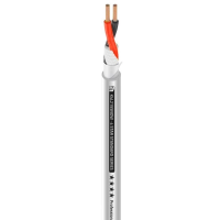 Adam hall k4l215snow - кабель спикерный, 2 x 1.5 мм2, белый