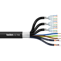 Tasker C743 Komby Cable 3Cat.7+2Digital Audio+Power