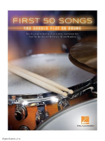 MusicSales HL00175795 - FIRST 50 SONGS YOU SHOULD PLAY ON DRUMS BOOK