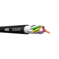 KLOTZ LSC840PS Акустический мультикор 8х 4 мм², внешний диаметр 16.6 мм. черный, PUR изоляция