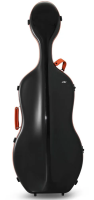 Кейс для виолончели jml cl-6bko - сверхлегкий контурный футляр из высококачественного углеродного волокна для виолончели 4/4. вес 3.0 кг. цвет черный с оранжевой отделкой
