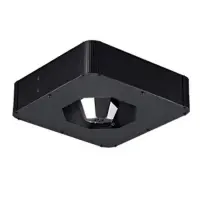 ACME LED-904D Pyramid светодиодный световой эффект с зеркальной пирамодой. DMX управление 3 канала, встроенные световые шоу для работы в режиме звуковой активации, режим Master/Slave, диммер, строб эффект. 4х3Вт RGB диода, габариты 306х326х109мм, вес 4кг.