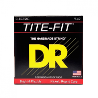 DR LT-9 - струны для электрогитары, Калибр: 9-42, Серия: TITE-FIT™, Обмотка: никелированая сталь, Покрытие: нет