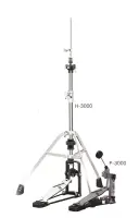H-3000 усиленный хай-хет, педаль с двойной цепью, три одинарные ножки 6х20 мм, трубы 28.6-25-22 мм, хромированный, PC Drums & Percussions