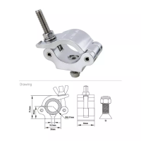 KCP-831ST Half Coupler w/Stainless Steel Parts хомут (M10) KUPO