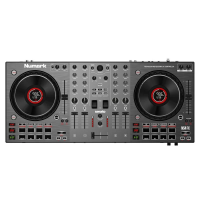 NUMARK NS4FX - DJ-контроллер 4-х канальный, 2 сенсорных 6-дюймовых джога.