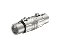 ROXTONE RA3XFF Переходник с 3-X контактного XLR мама на 3-х контактный XLR мама, 300шт. в коробке размером 46х36х30см, находятся 20 упаковок по 15 переходников в индивидульных блистерах.