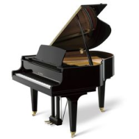 Kawai gl20 m/ pep  рояль, длина 157 см, цвет черный полированный, банкетка в комплекте, япония