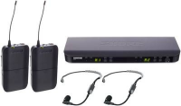 Shure BLX188E/SM35 K3E 606-630 MHz двухканальная радиосистема с головными микрофонами: два SM35,