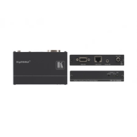 [tp-121edid] передатчик kramer vga и звуковых стерео (аналог и s/pdif) сигналов в витую пару (tp) с эмулятором источника данных edid