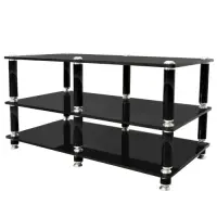 РАСПРОДАЖА Подставка под Hi-Fi NorStone Stabbl AV black (2 boxes) (арт. 339002)