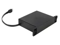 Кабельный ретрактор Wize Pro [WRTS-HDMI120-RT] HDMI, для установки в архитектурный лючок серии WRTS, кабель HDMI 2.0,4K@60Гц, 120Гц,  выдвижение 120 см. Занимает 2 места в лючке (2 места)