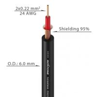 ROXTONE MC003/100 Микрофонный кабель, D 6мм, 100 м. в катушке, Standard
