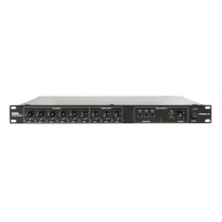 Proel PA AMIX63 компактный рэковый микшер, 1U, 6 балансных, комбо микр./лин. и 3 стерео RCA входов, переключатель лин./фантом микр./микр., LED индикатор входа на каждом канале, регулируемая функция приоритета Микр.1, 2 XLR выхода L и R, балансный моно вых