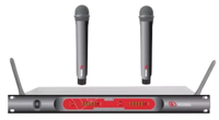 Двойная микрофонная радиосистема VOLTA US-22 (803.450/810.555) [800-860 мГц. True Diversity, Plug&play, 1U 19" рэк]