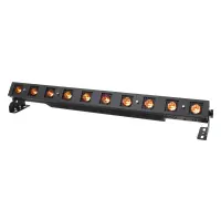 LightCraft SunLine BAR 10x50W светильник линейный пиксельный, 10 ламп по 50 Вт Osram. Пиксель-контроль. Угол раскрытия луча: 35° (10° опционально). Линейный диммер. DMX512 (1/2/5/10 каналов)/ Master-Slave/ Auto/Sound. Габариты 130х1000х80 мм. Вес 9 кг. Во