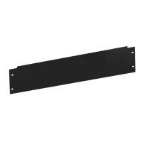 LK Electronic RD008-3U фальш панель рековая, 3U, материал сталь, габариты 482,6х133,4х2 мм, толщина 1,2 мм, цвет черный