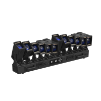 Светодиодный SILVER STAR NF12 [IP66, LED BAR, 9400 лм, 600 000 cd, 24000 лк - 5м, источник света 12*60 Вт RGBL Multichip LED + 24 сегмента CW/WW строб линий, зум 3°-30°, поворот TILT - 270°, CRI>85 Ra, CCT: 18]