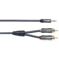 Кабель межблочный QED 6501 Performance Audio J2P Graphite 3.0m (3.5mm - 2RCA)