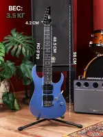 Электрогитара с комплектом аксессуаров ON Music Rock Stream, Blue