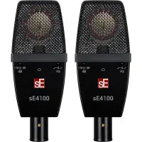 SE ELECTRONICS SE 4100 Pair -  Подобранная пара студийных, бродкастовых конденсаторных микрофонов, кардиоидная диаграмма направлености, 20Hz-20KHz, в комплекте подвес.