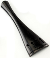 3/4 cello tailpiece Acura CT-E3A332 - Grade A ebony round 3/4 cello tailpiece with horn saddle
