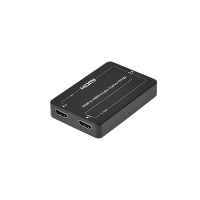 AVCLINK UVC33 USB карта видеозахвата. Максимальное входное разрешение: 4K @60Гц, (4:4:4). Максимальное разрешение записи: 1920×1080@60Гц. Входы: 1 x HDMI. Выходы: 1 x USB 3.0, 1 x HDMI. Поддержка Plug & Play. Поддержка HDCP2.2.