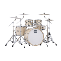 Mapex MM529SSF NW Ударная установка из 5-ти барабанов, Mars Maple series,  BD2218,TT1007,TT1208,FT1614,SD1465,TH676, стойки H600,S600,B600*2, педаль P600, цвет Natural Satin