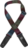 LIS-106-S61 Ремень для гитары с блокировой, плюш, Lock-It Straps, D'Andrea