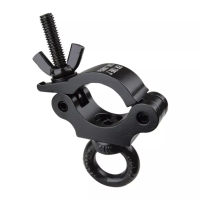 KCP-823B Slim Type Coupler w/Eye Ring, black. Хомут узкий (с кольцом)(Ø48-51↓300) KUPO