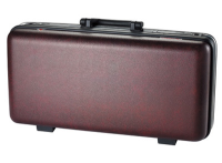 Soprano saxophone case GLCASE GLC-CS (23) - ABS case for curved soprano saxophone, Burgundy red