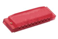 Hohner happy red 515/20/3 c (5154/5104)  детская губная гармошка, тональность с, цвет красный