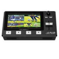Feelworld L2 PLUS- Видеомикшер 4x1 и контроллер для 4 камер с 5,5" сенсорным дисплеем, выходные разрешения до 1080p
