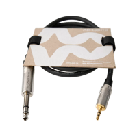 AVCLINK CABLE-965/6,0 Black Кабель аудио JACK 1/8 стерео - JACK 1/4 стерео, 6,0 м.