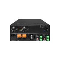 Lucky Tone HA-2500 Двуканальный рэковый усилитель мощности, 2х500 Вт, 100 В линия, мостовой режим 8 Ом, высота 1/2 U.
