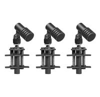 beyerdynamic TG D35 TRIPLE SET Комплект: 3х TG D35 динамических микрофона (суперкардиоидный) для барабанов, 3х  микрофонных крепления MKV87, 3х чехла лоя хранения на молнии.