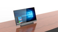 Настольный врезной монитор Helios Dusk Wize Pro [WR-17HD Touch] 17,3" угол наклона: ручной, 0-90 градусов, толщина монитора 8 мм, без лифта,  Full HD,черный