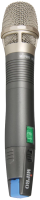 Mipro ACT-72H-80  Ручной UHF радиомикрофон серии ACT-700 с суперкардиоидным конденсаторным капсюлем MU-80A. Металлический корпус, LCD-дисплей, работает от двух батареек AA. Ширина полосы 24 МГц. Диапазон рабочих частот 554-626 MHz
