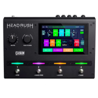 Профессиональный напольный процессор эффектов HEADRUSH GIGBOARD [34 модели усилителей, 15 моделей кабинетов, 10 микрофонов, 48 вида эффектов, 4 ножных переключателя, педаль экспрессии, сенсорный экран]