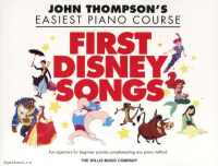 MusicSales HL00416880 - THOMPSON JOHN EASIEST PIANO COURSE FIRST DISNEY...