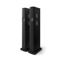 Напольные колонки KEF LS60 Wireless Carbon Black (SP4017BA) [беспроводные (Wi-Fi, Apple AirPlay 2, Google Chromecast, Bluetooth), чёрный]