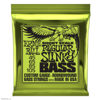ERNIE BALL 2852 Nickel Wound Short Scale Slinky Regular 50-105 - Струны для бас-гитары