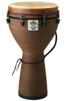 REMO DJ-0012-38- Djembe, MONDO™, Designer Series, Key-Tuned, 12' X 24', SKYNDEEP®, Contour Tuning Brackets, Warriors In Pink Fin