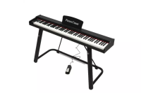 Цифровое фортепиано Pierre Cesar DP-121-T-BK [88 чувствительных к касанию клавиш, 128-голосная полифония, 960 тембров, эффекты, 2х10 Вт, одиночная педаль педаль в комплекте, чёрный, без подставки]