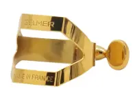 Лакированная лигатура для альт-саксофона selmer 4313000015 - латунная лигатура для эбонитового мундштука selmer reference для альт-саксофона с темным лаковым покрытием