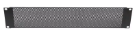 LK Electronic RD014-2U рековая вентиляционная панель, 2U,габариты 482,6х88х12 мм, сталь, цвет черный