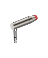 ROXTONE RJ3RPP-RD-NN Разъем, 6,3mm stereo Male Jack(угловой). цвет: серебро, покрытие контактов: Никель. Максимальные размер кабеля: 7мм.