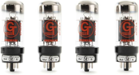 GROOVE TUBES 6L6-R MED QUARTET POWER TUBE лампы усилителя мощности 6L6, подобранная четверка
