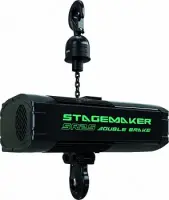 Stagemaker sr25 1204 m1 a d8+ электрическая цепная лебёдка, прямое управление, грузоподъемность 1250